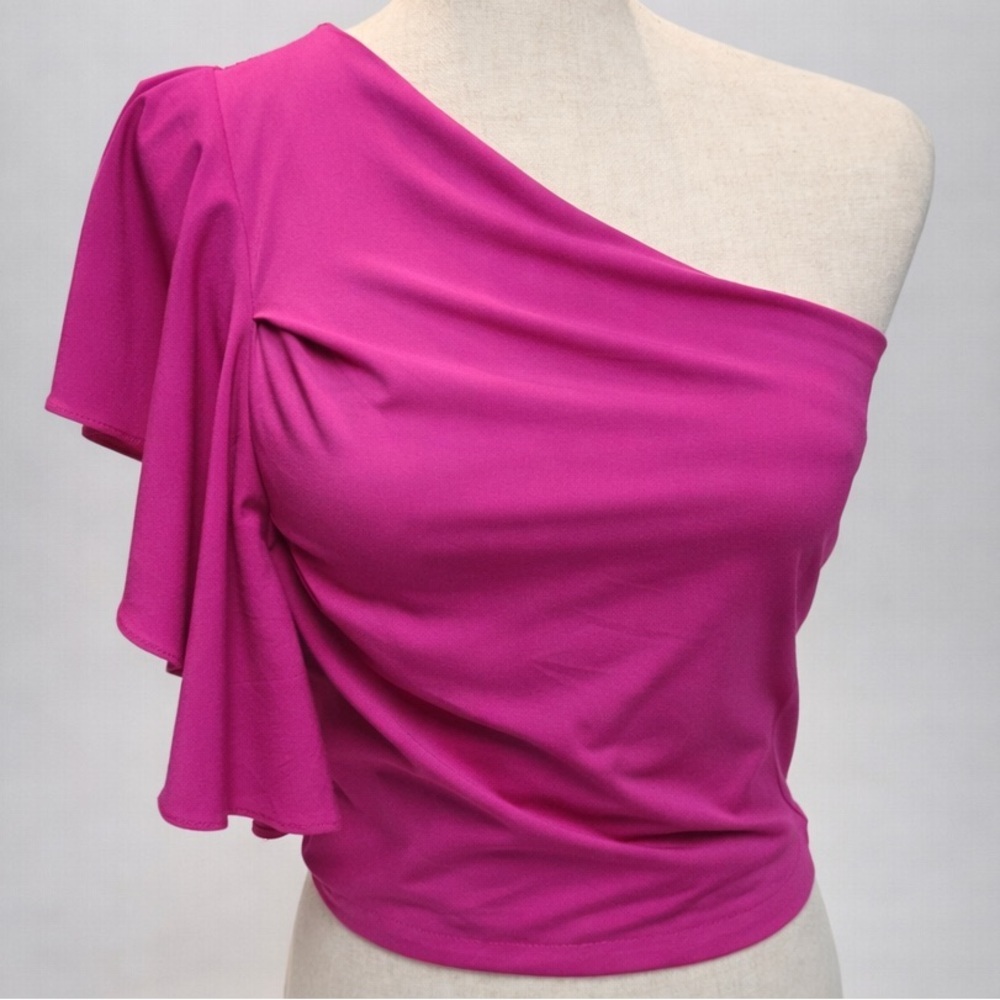 Glam Satin Top Size Small